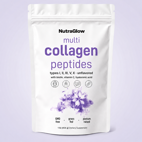 NutraGlow Multi Collagen Peptides